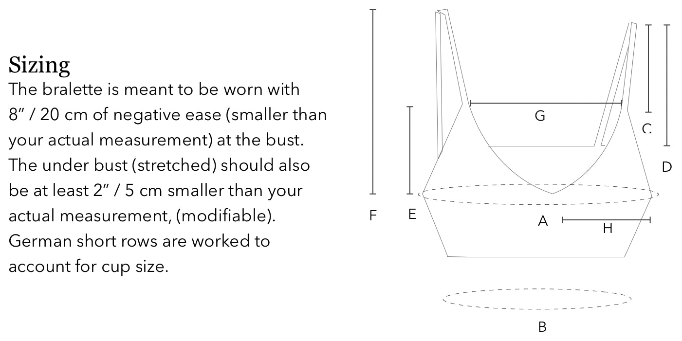Nurture Bralette - Knitting Pattern