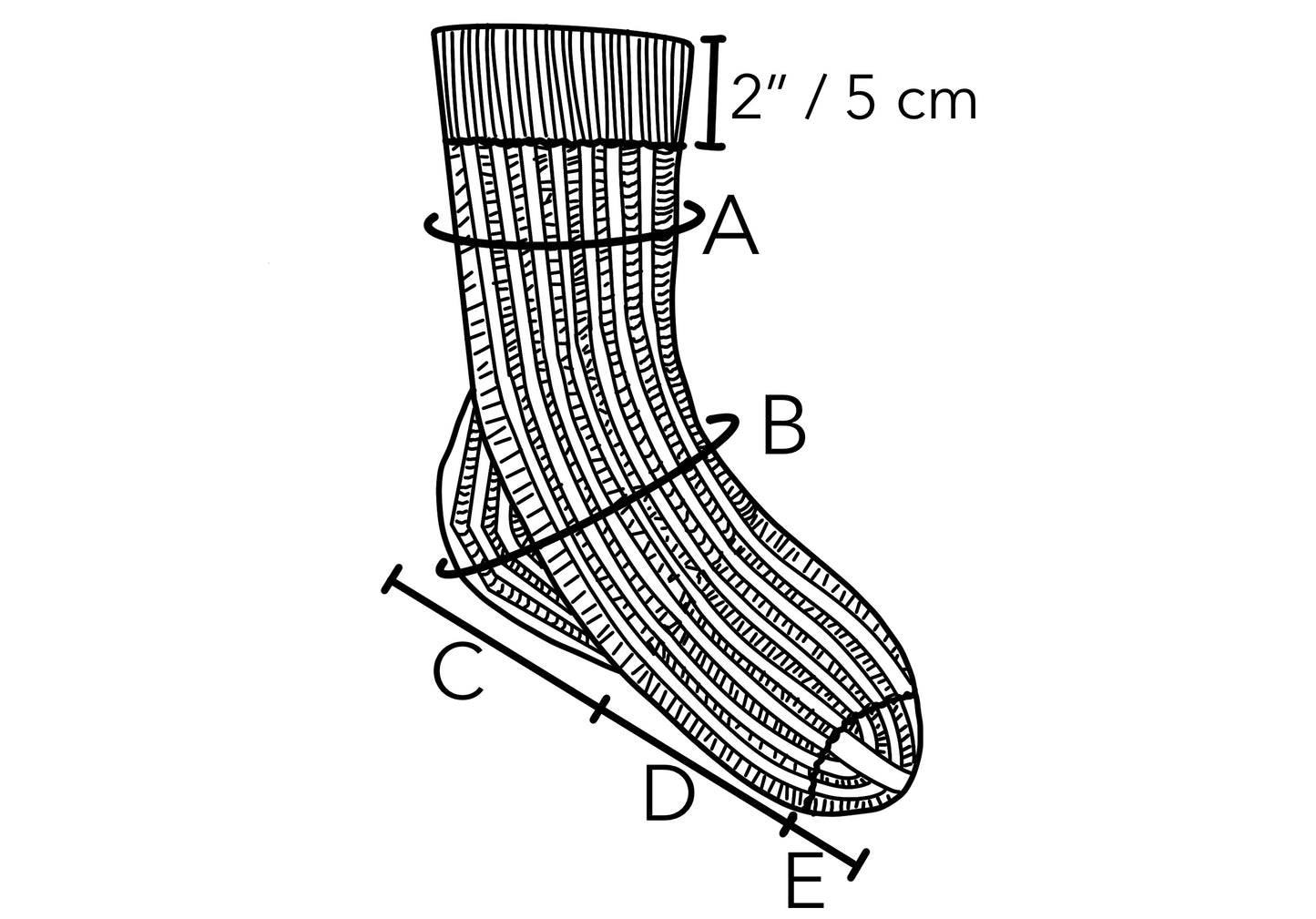 Rib It Socks - Knitting Pattern