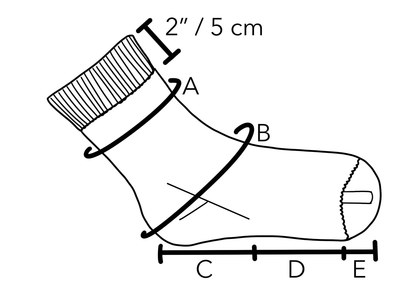 Vanilla Kite Heel Socks - Knitting Pattern