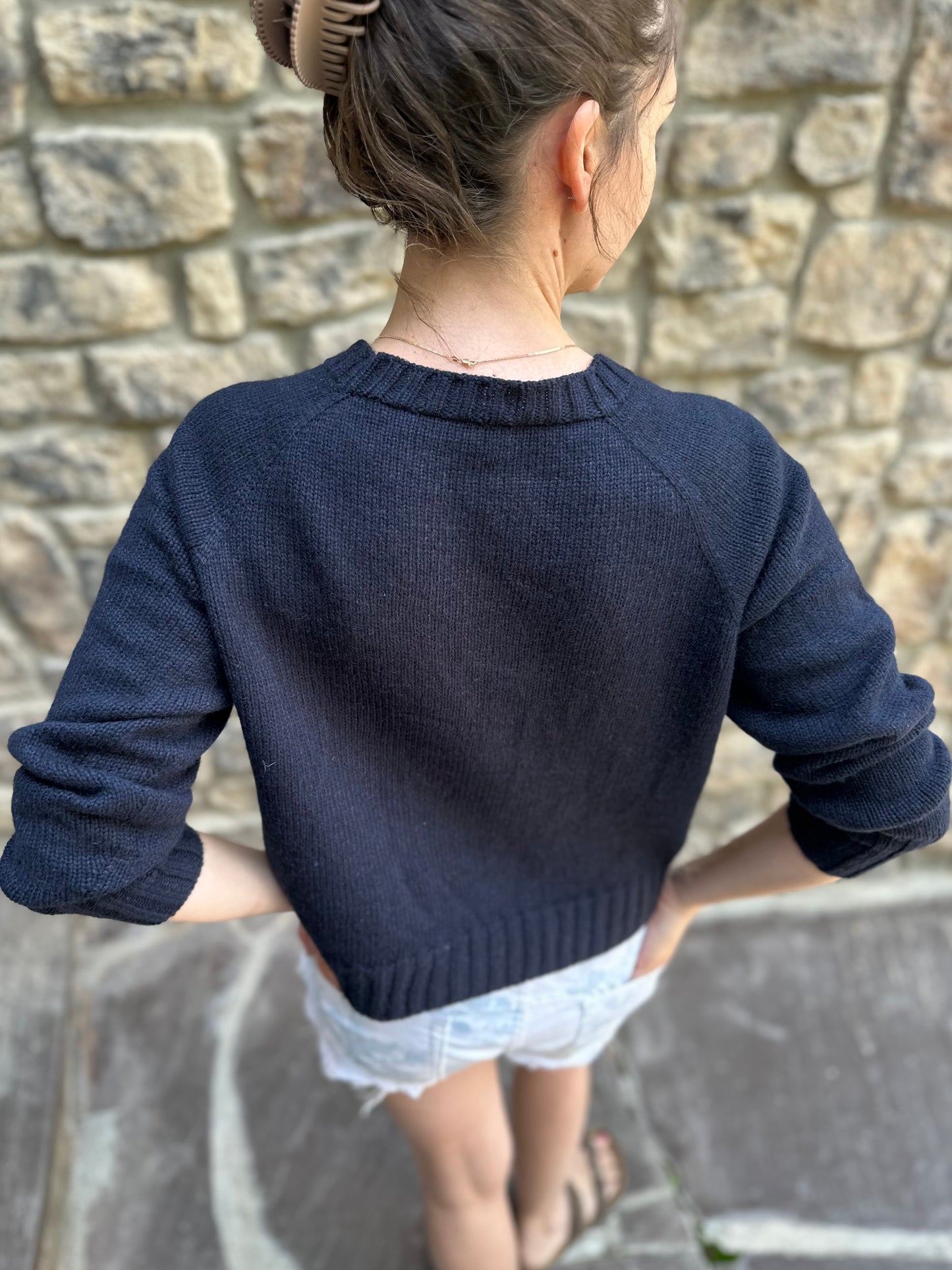 Gaufrette Raglan - Knitting Pattern