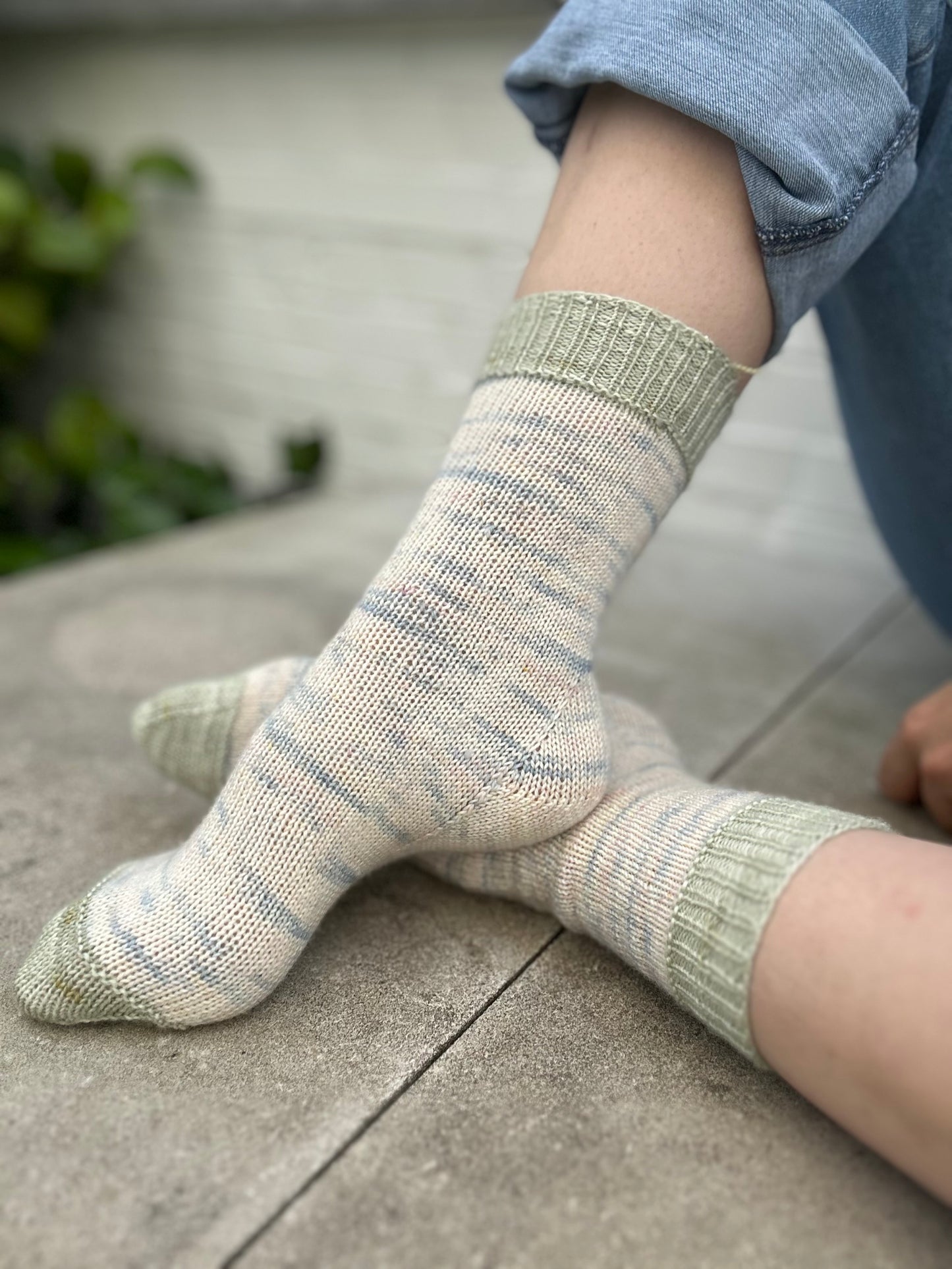 Vanilla Kite Heel Socks - Knitting Pattern