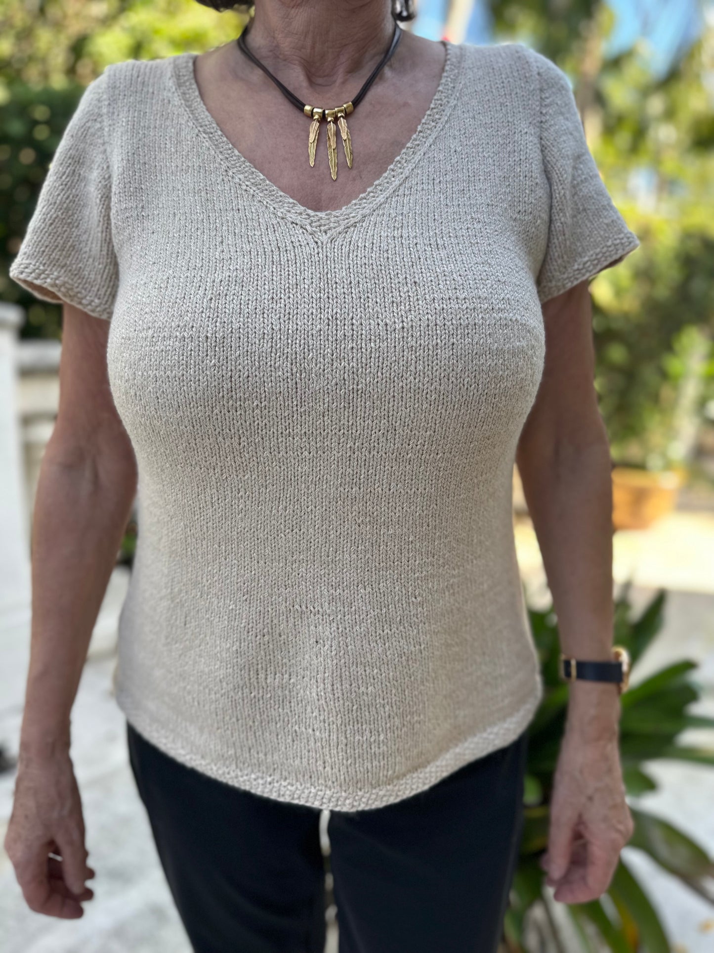 Seedling Tee - Knitting Pattern