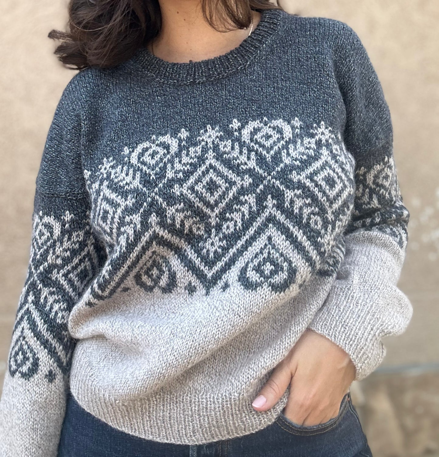 Heart Prism Pullover - Knitting Pattern
