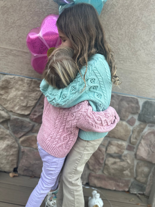 Children’s Fouetté Cardigan - Knitting Pattern