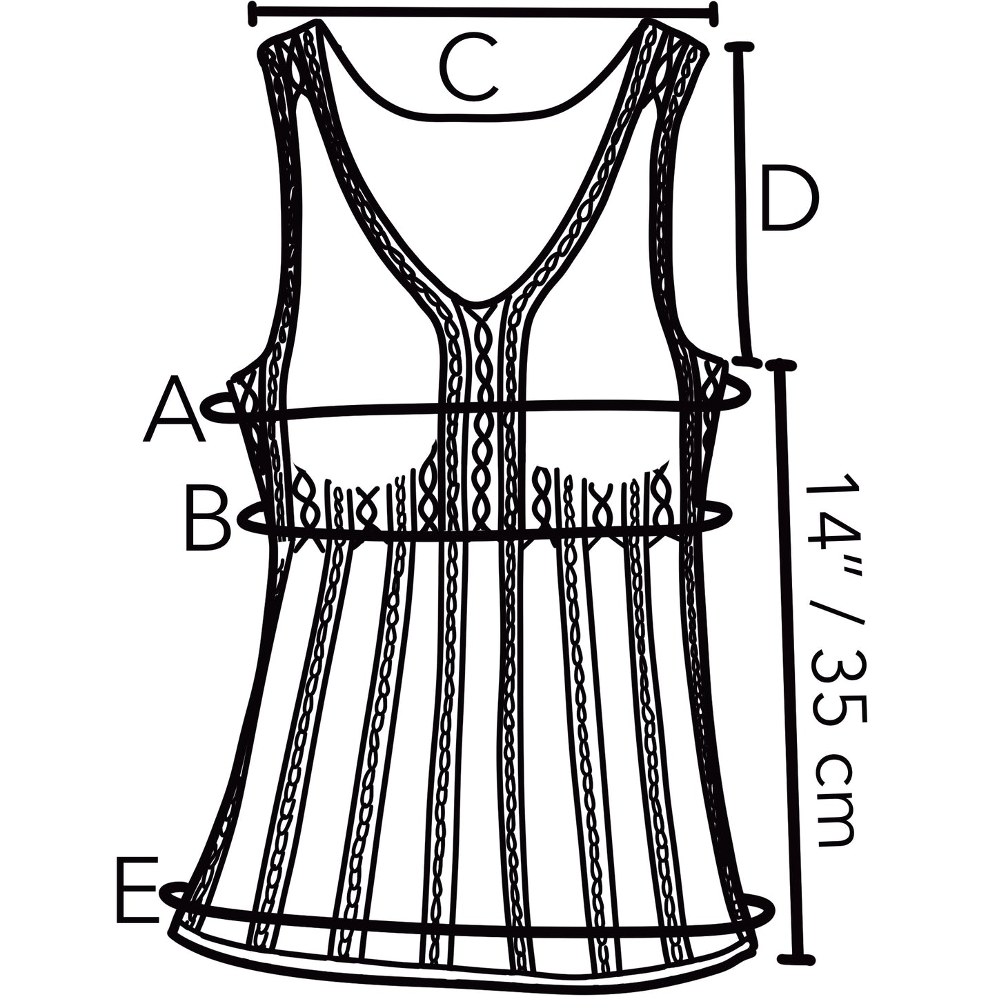 Diana Bralette - Knitting Pattern