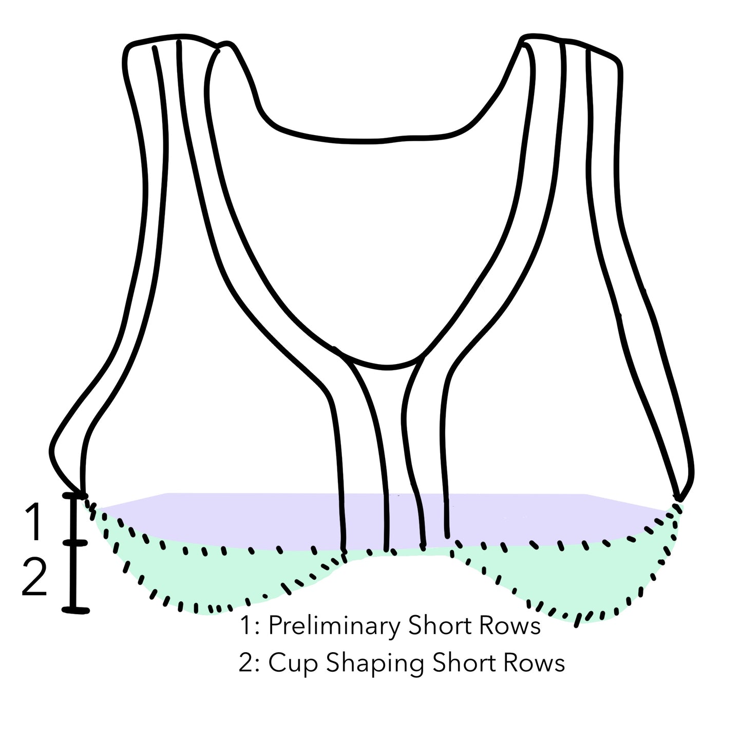Diana Bralette - Knitting Pattern