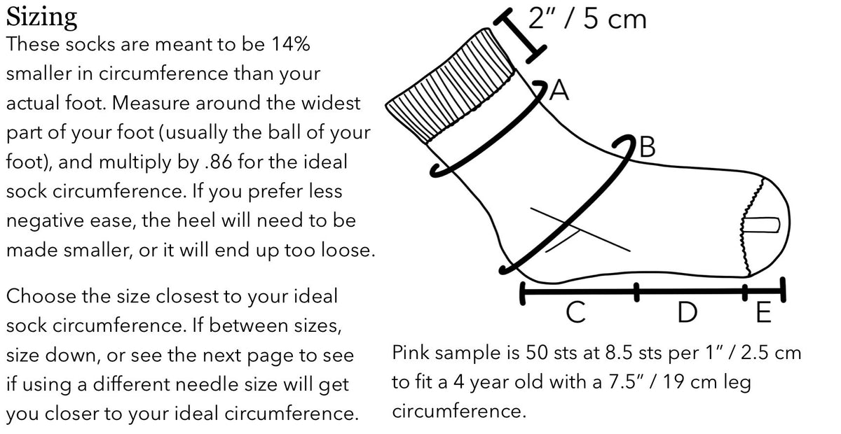 Sweet Dot Socks (Kite Heel) - Knitting Pattern