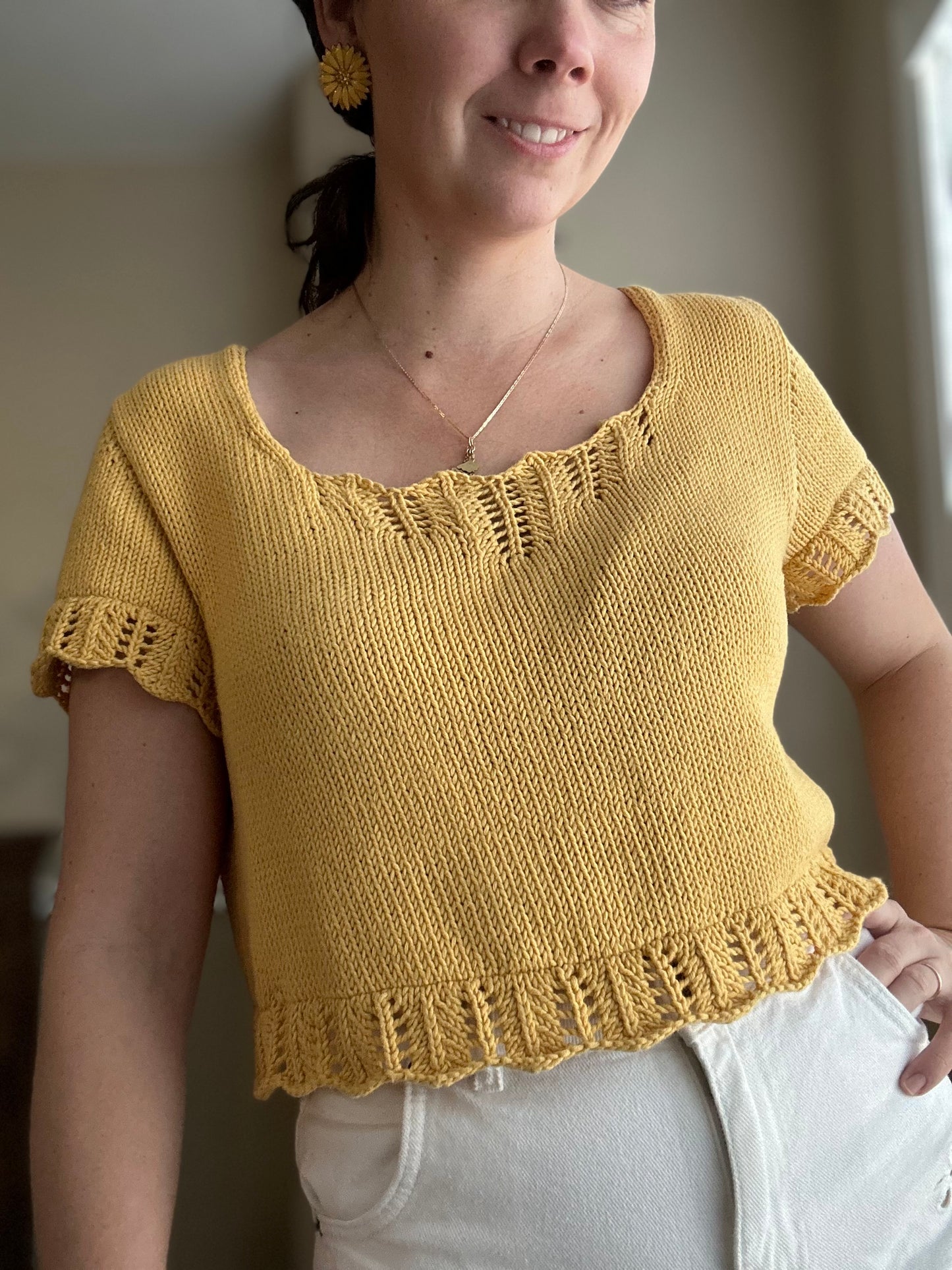 Camille Tee - Knitting Pattern