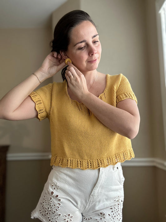 Camille Tee - Knitting Pattern