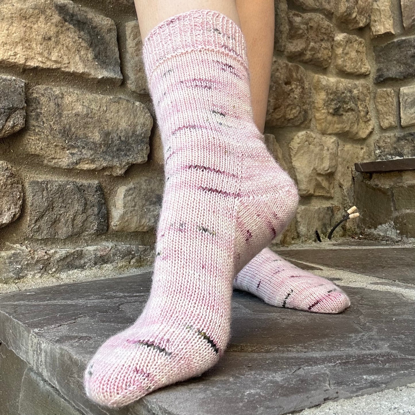 Vanilla Kite Heel Socks - Knitting Pattern