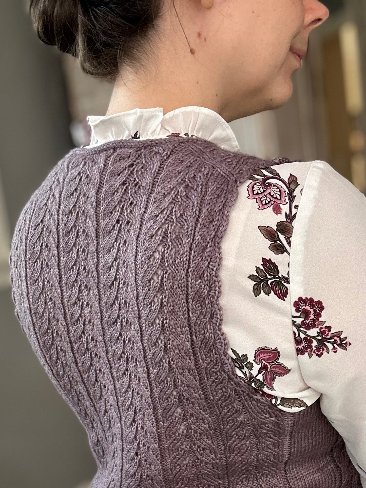 Lace Whimsy Vest - Knitting Pattern