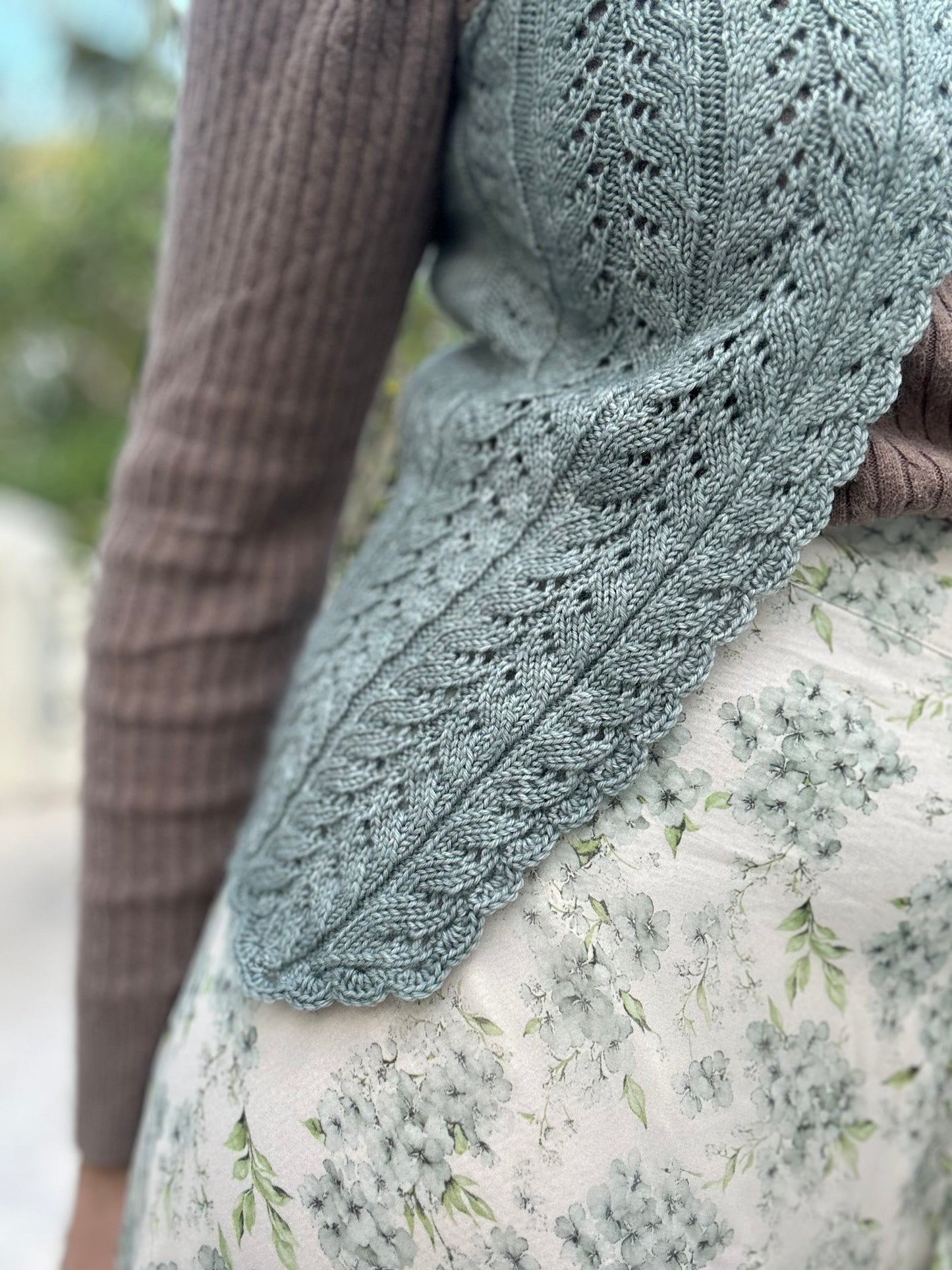 Lace Whimsy Vest - Knitting Pattern