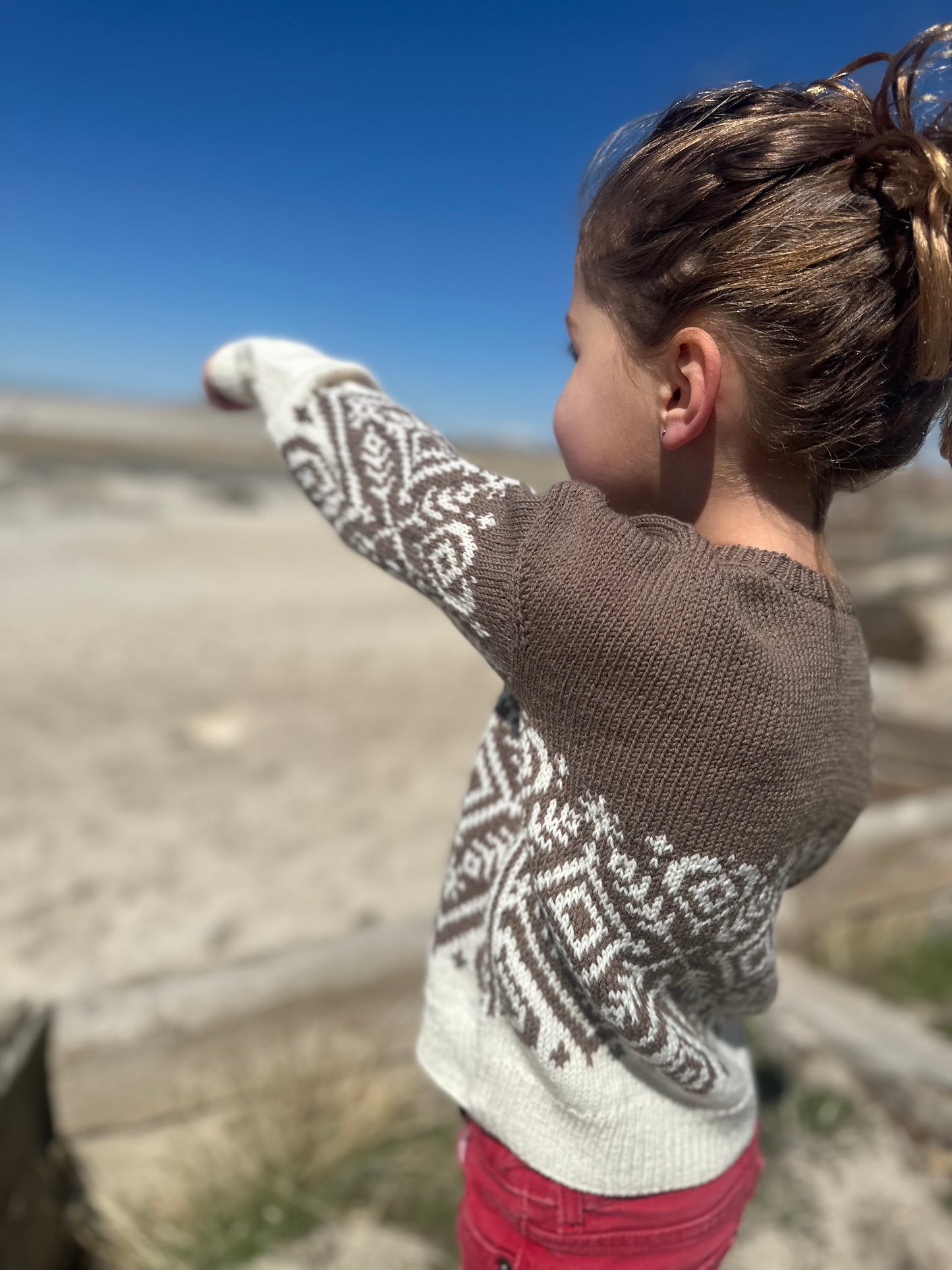 Children’s Heart Prism Pullover - Knitting Pattern